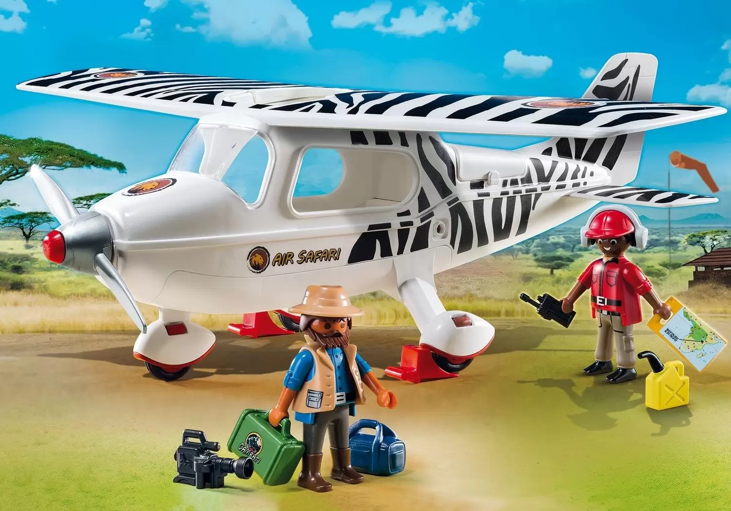 Playmobil Aventuriers - Avion avec explorateurs