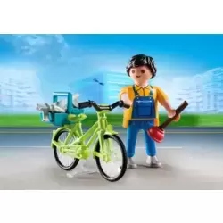 Handyman with Bike