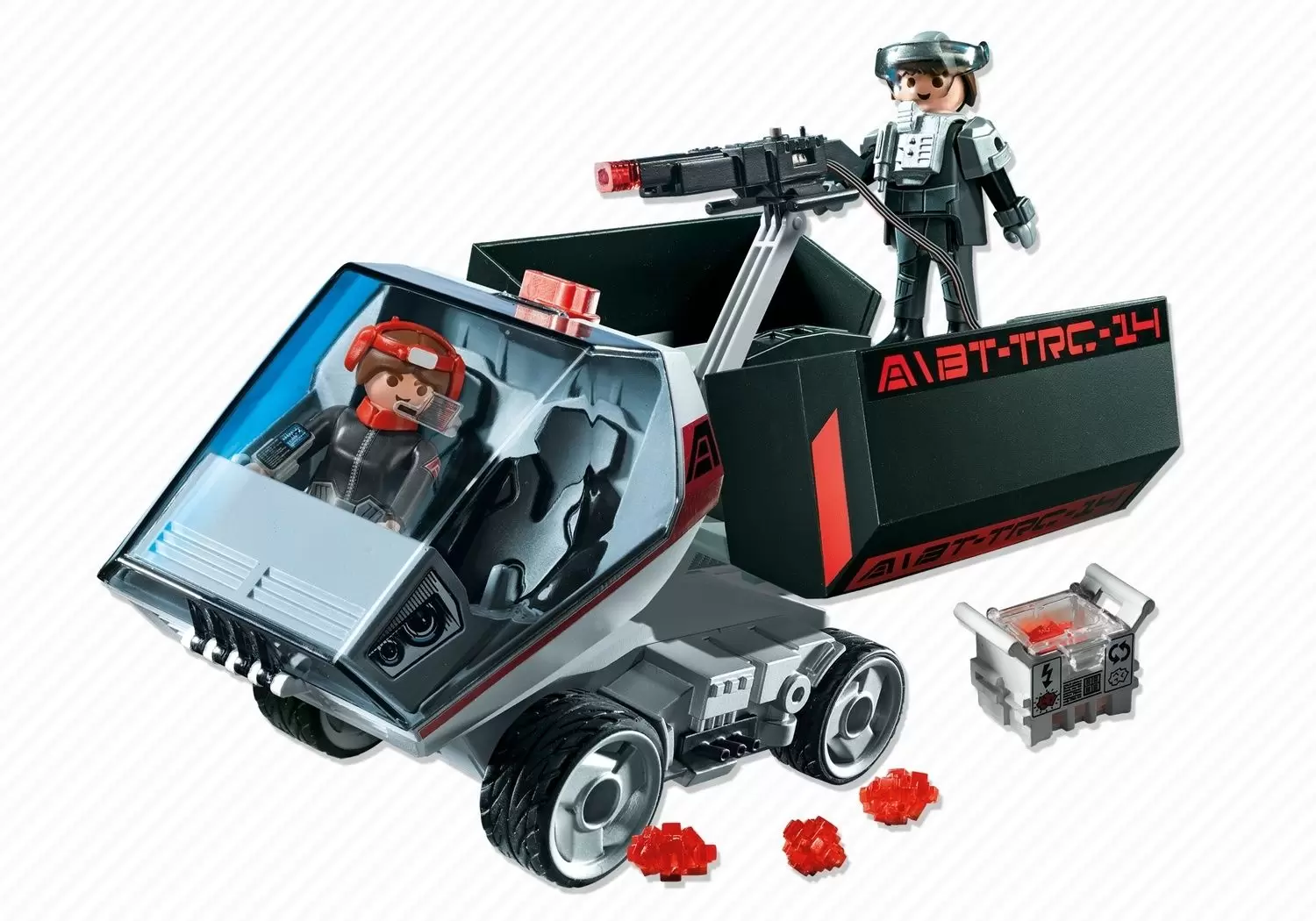 Playmobil Top Agents - Camion des Darksters avec rayon lumineux