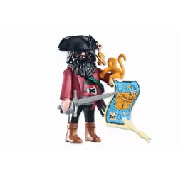 Pirate Captain with Map