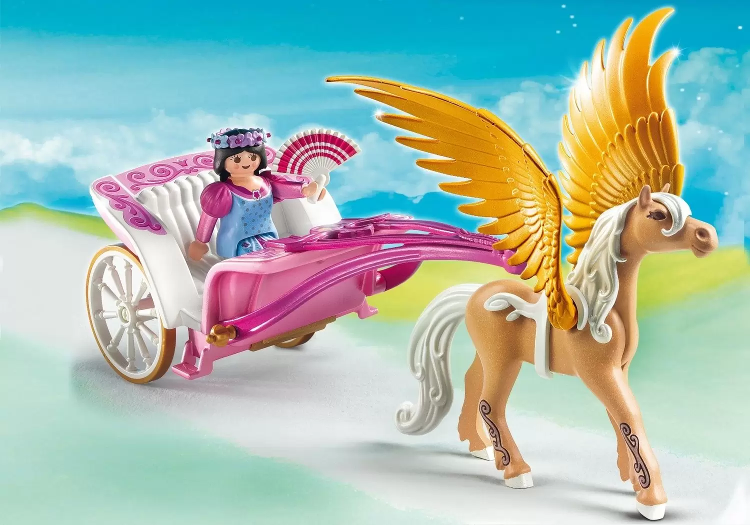 Playmobil Princesses - Carrosse avec cheval ailé
