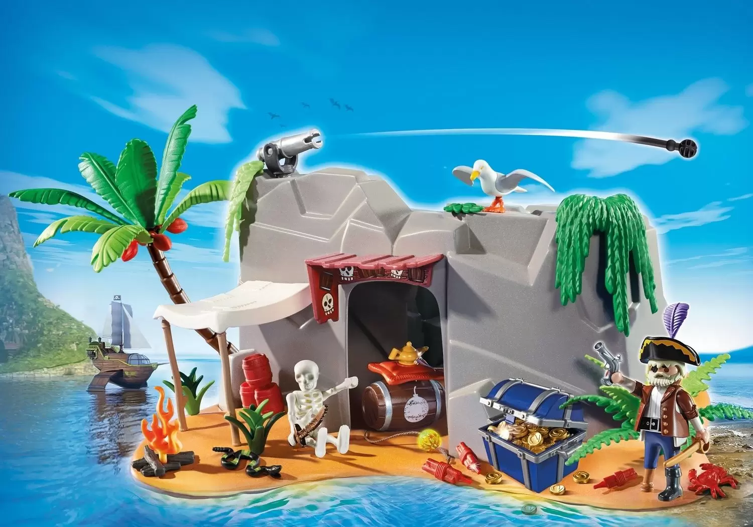 Playmobil Super 4 - Pirate cave