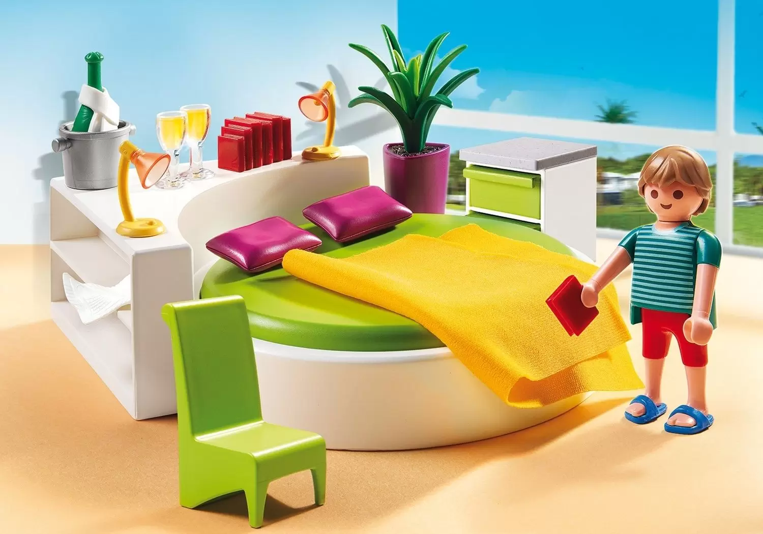 Playmobil Maisons et Intérieurs - Chambre avec lit rond