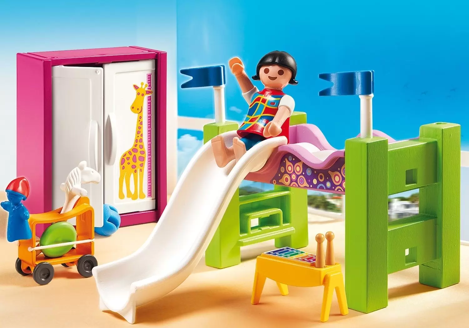 Chambre d`enfant avec lit mezzanine - Playmobil Maisons et Intérieurs 5579