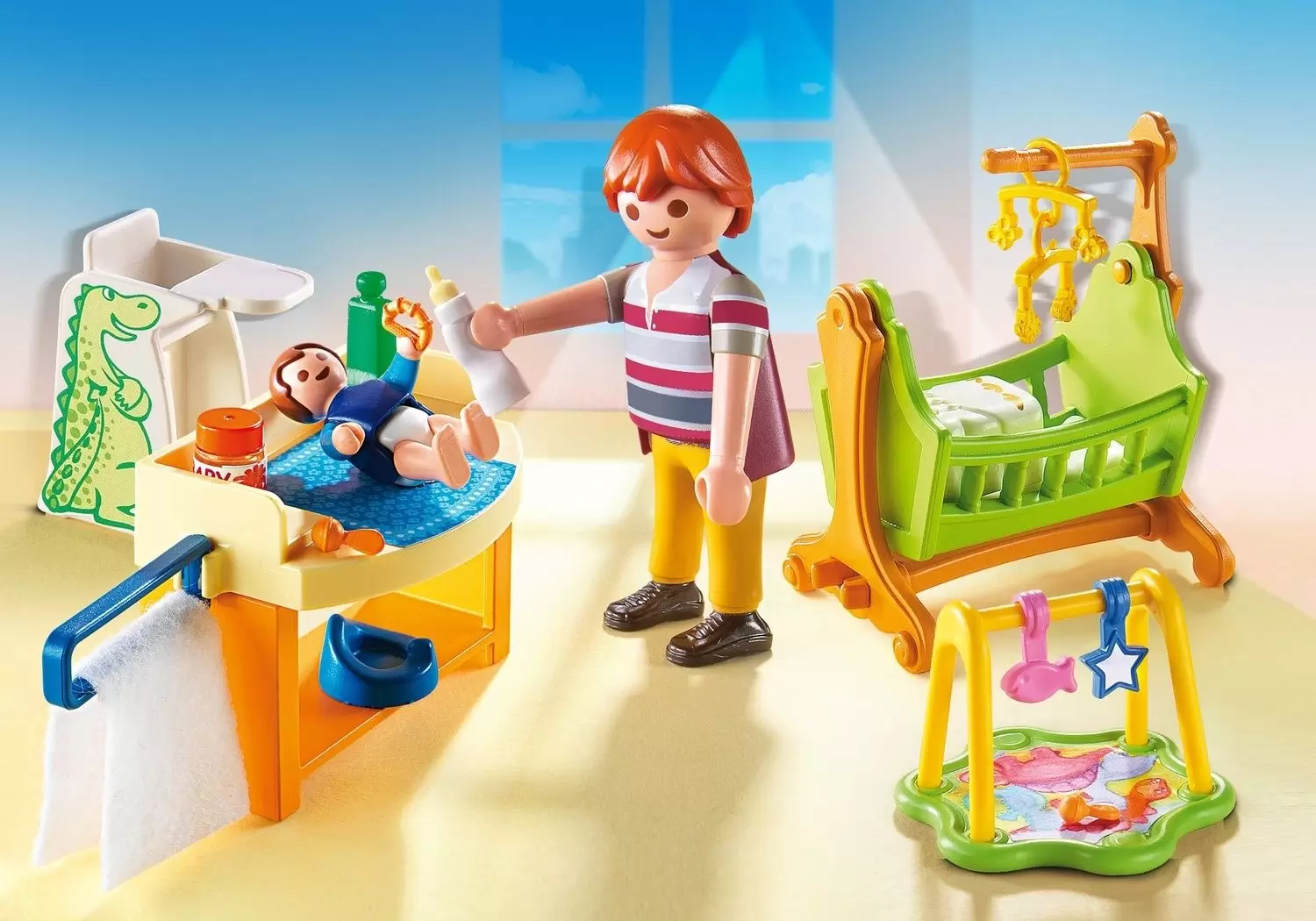Playmobil Houses and Furniture - Baby Room with Cradle