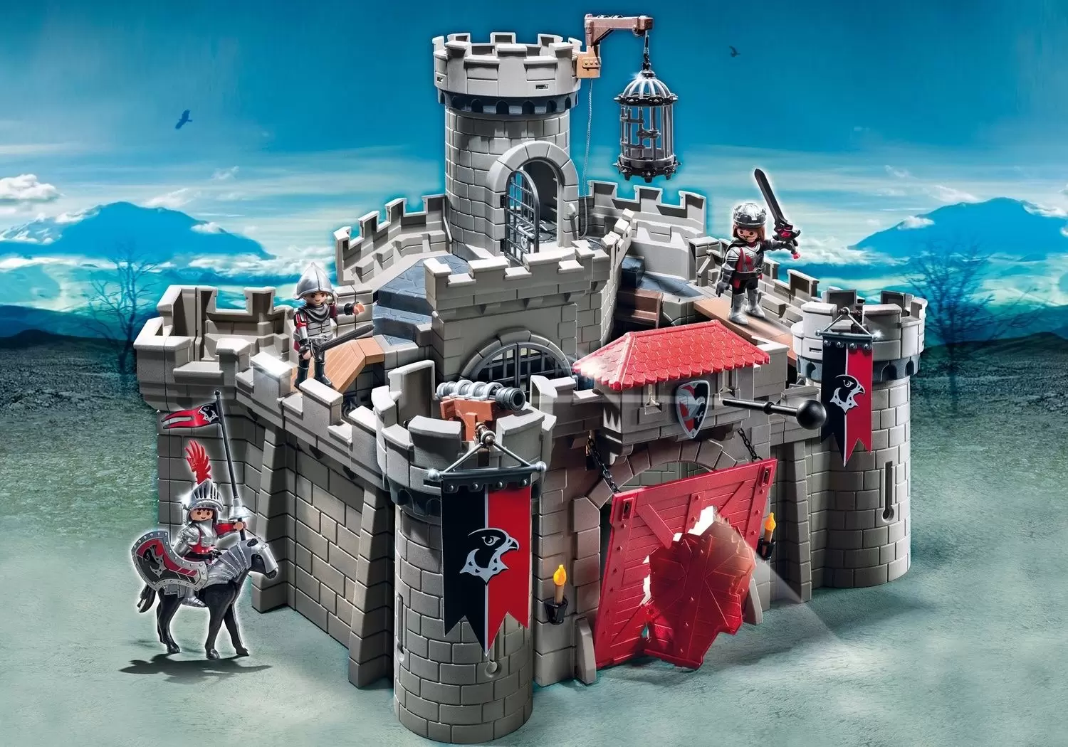 Playmobil Chevaliers - Citadelle  des chevaliers de l\'Aigle