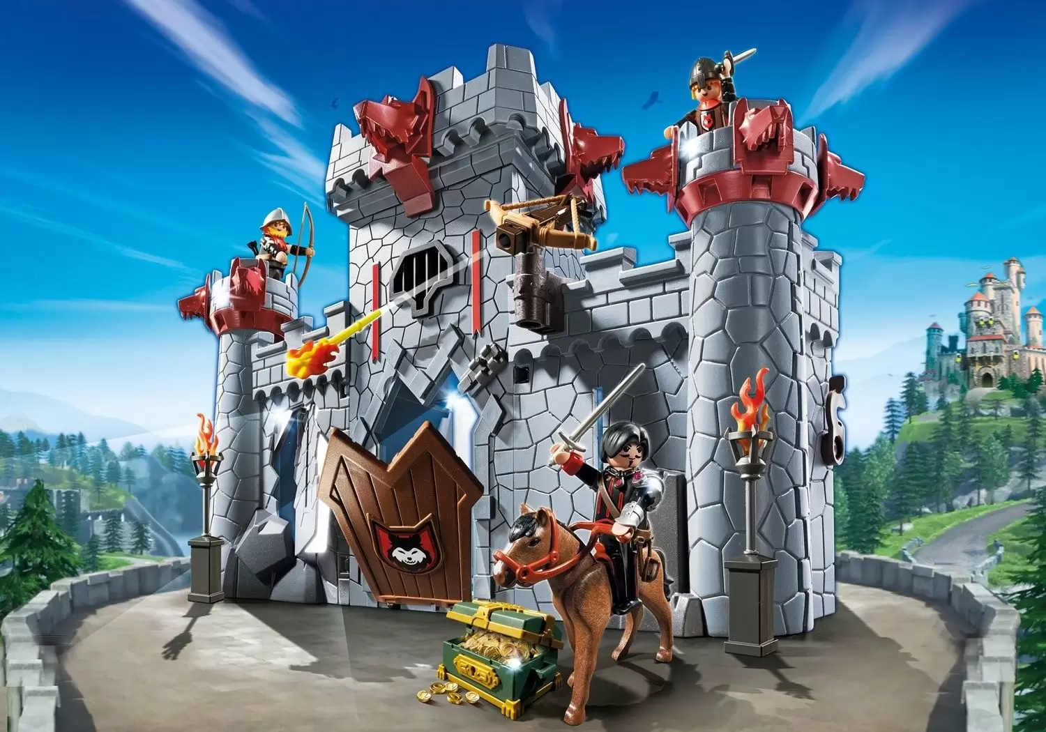 Playmobil Super 4 - Take Along Black Baron\'s Castle