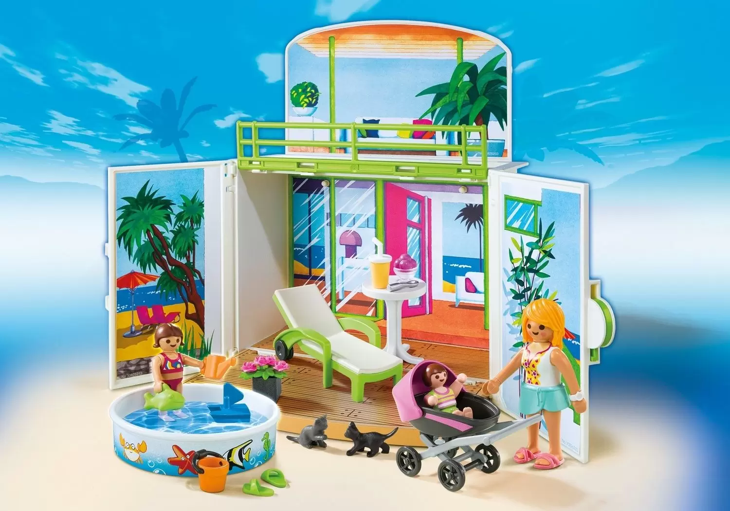 Coffre Terrasse de vacances - Playmobil dans la ville 6159