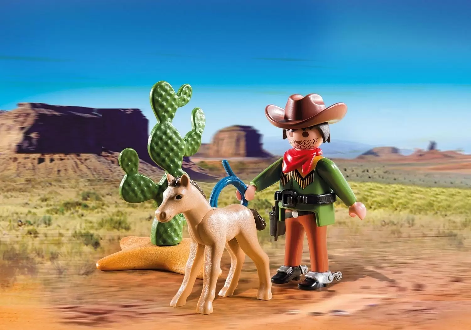 Playmobil SpecialPlus - Cow-boy avec poulain