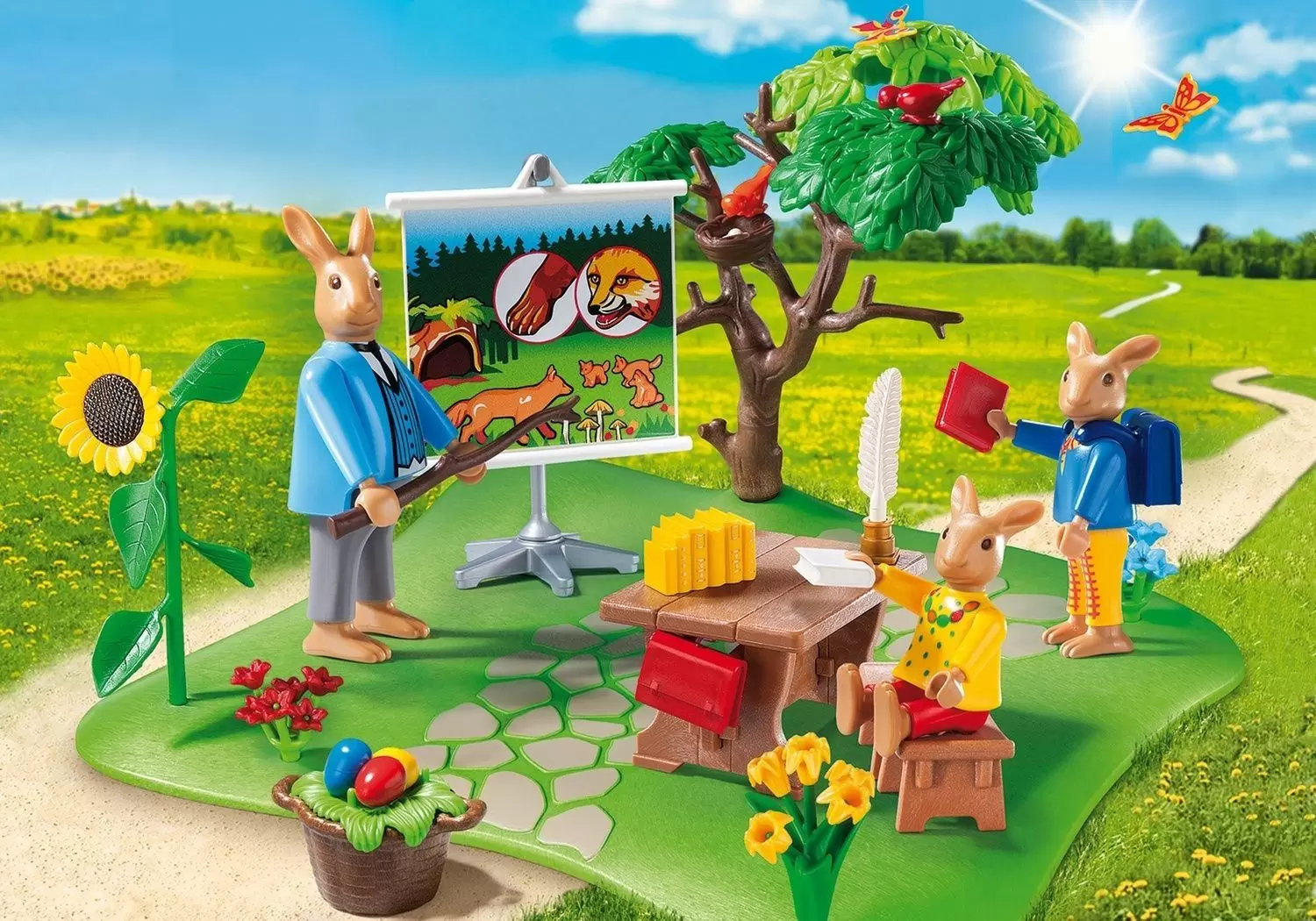 Playmobil Lapins de Pâques - Ecole des lapins