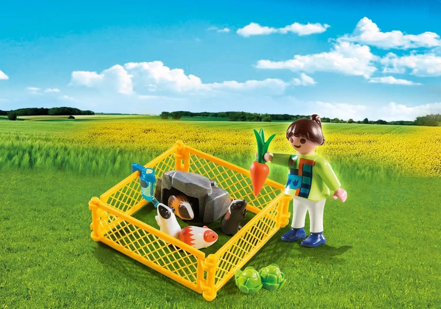 Playmobil SpecialPlus - Girl and Guinea Pigs