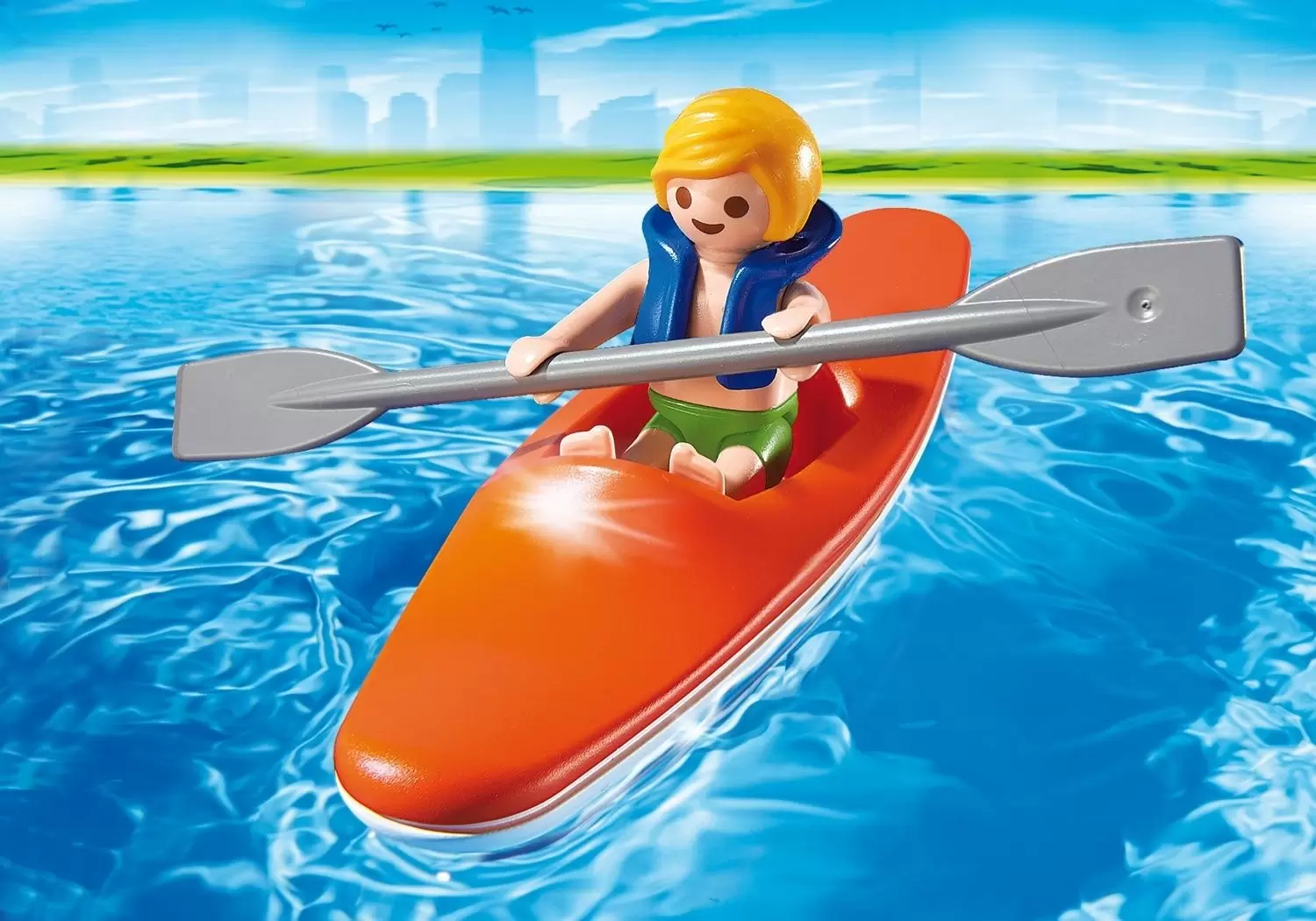 Playmobil en vacances - Enfant et kayak