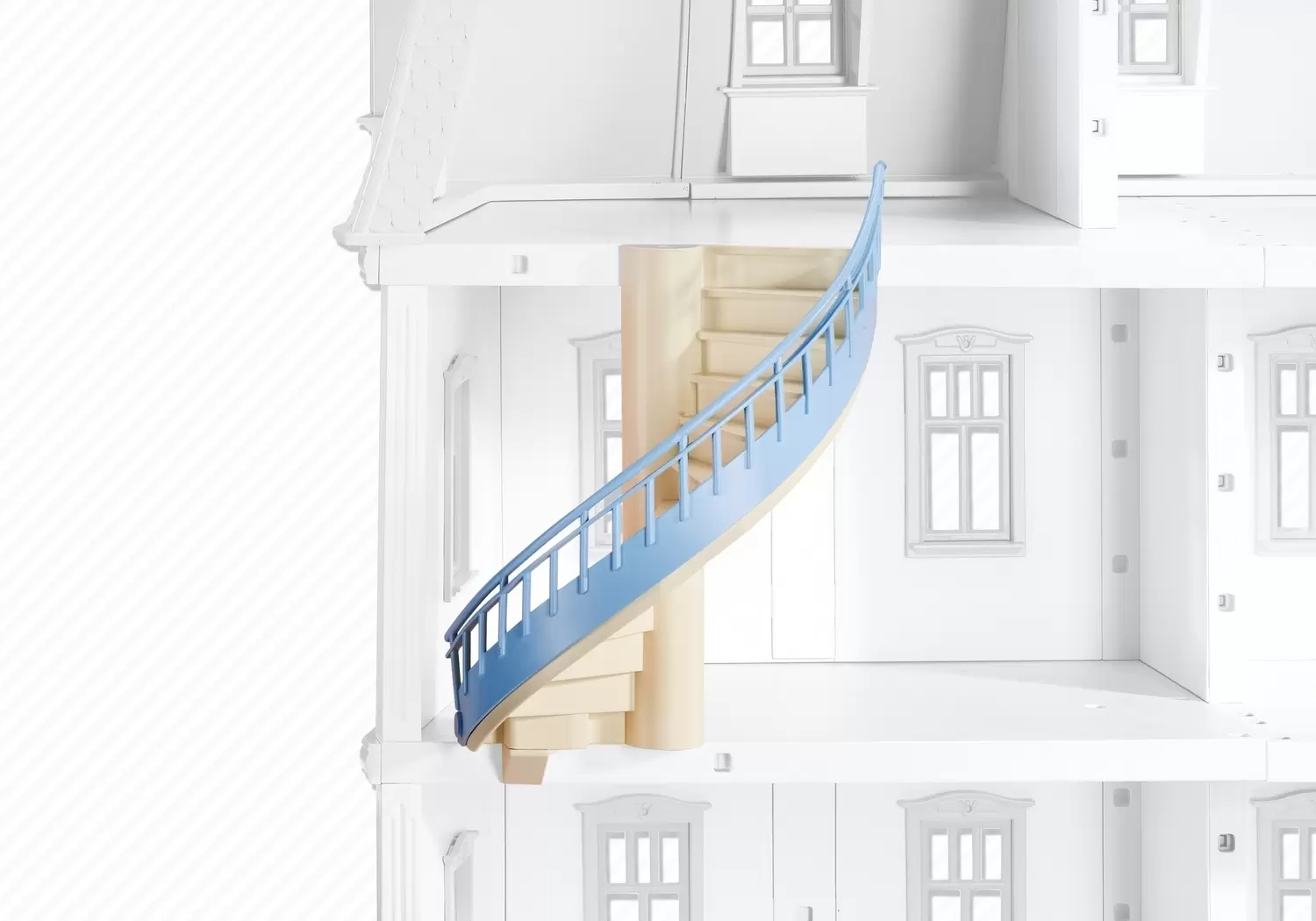 Spiral Staircase for Deluxe Dollhouse (5303) - Playmobil Accessories &  decorations 6455