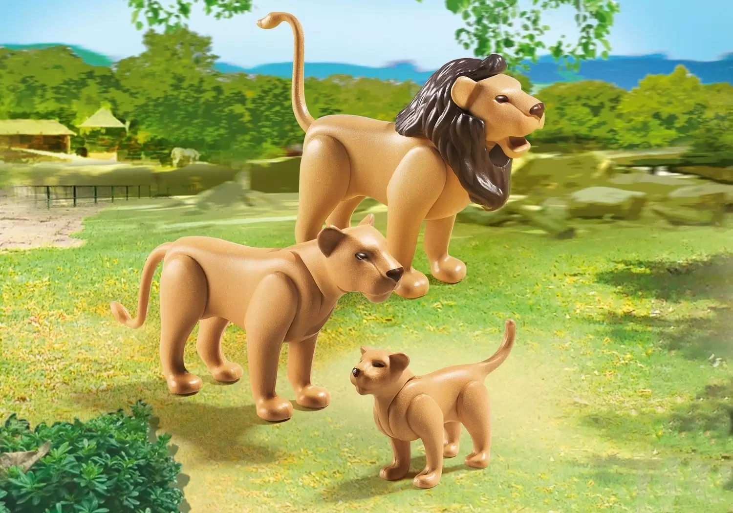 Plamobil Animal Sets - Lion Family