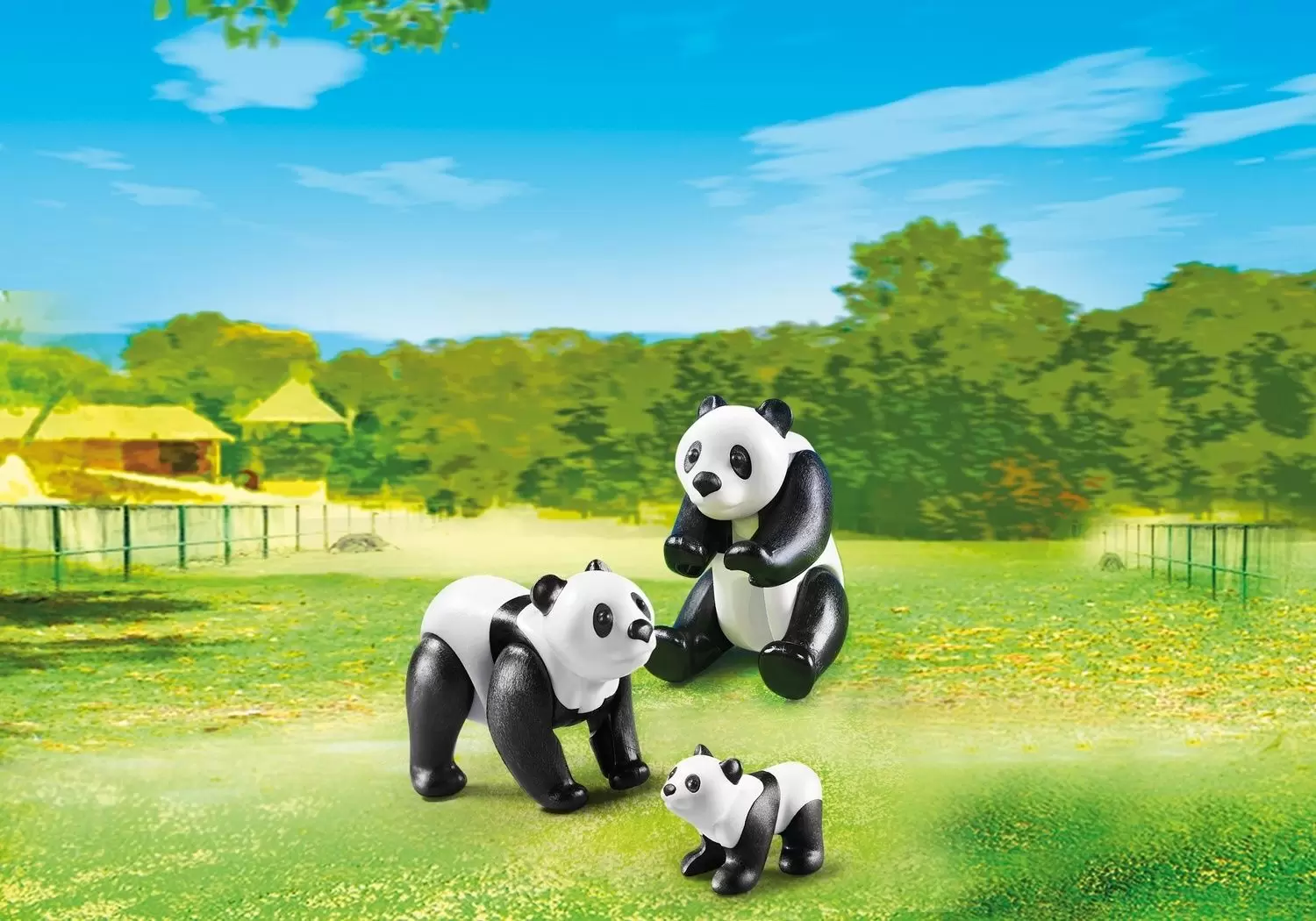 Plamobil Animal Sets - Panda Family