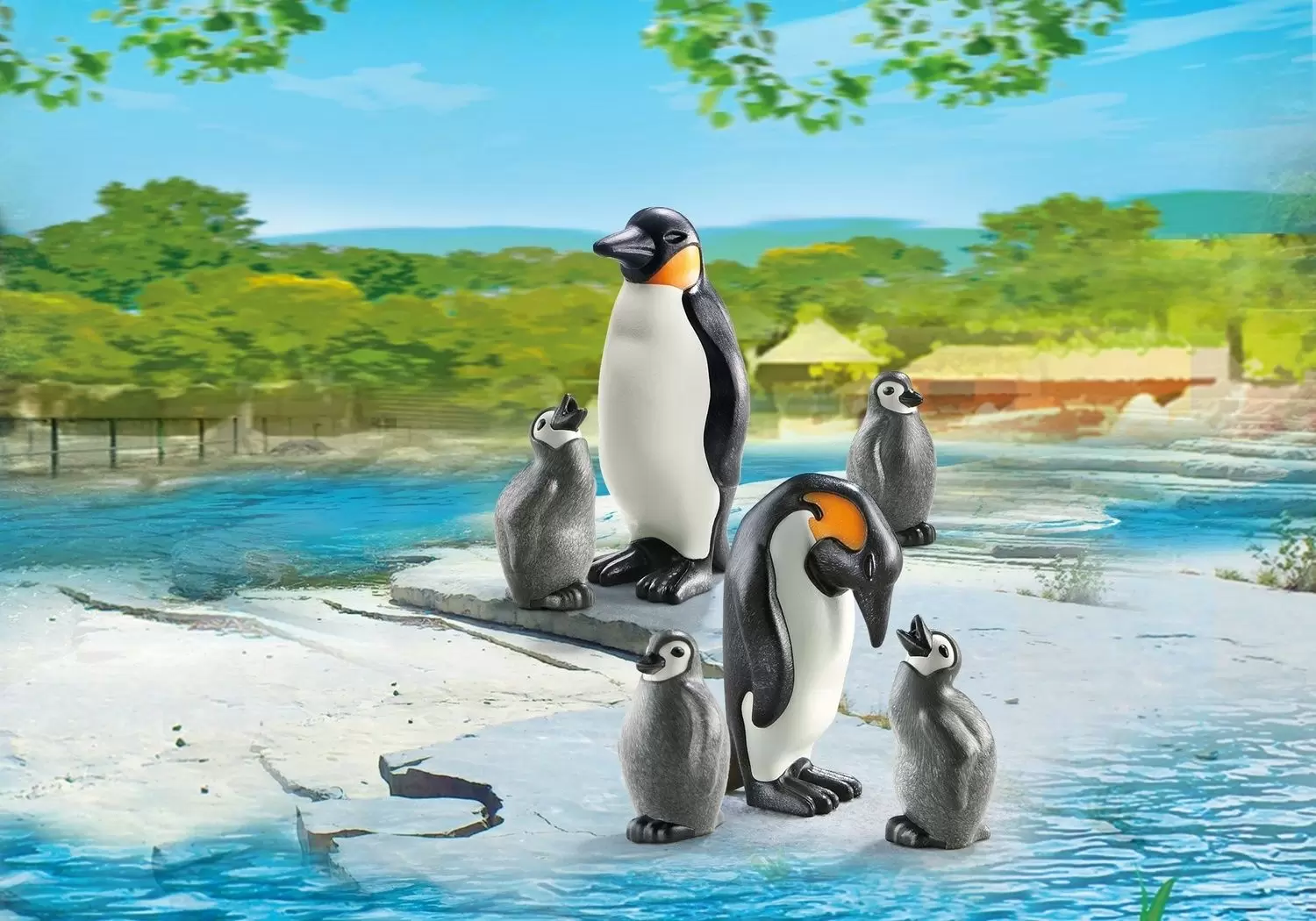 Plamobil Animal Sets - Penguin Family