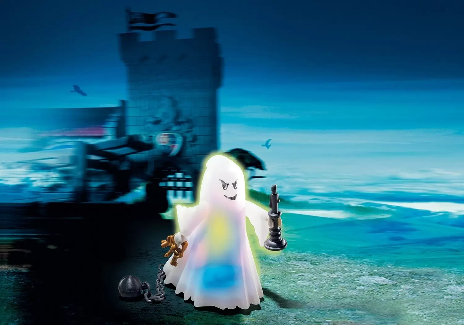 Playmobil Chevaliers - Fantôme avec LED multicolore