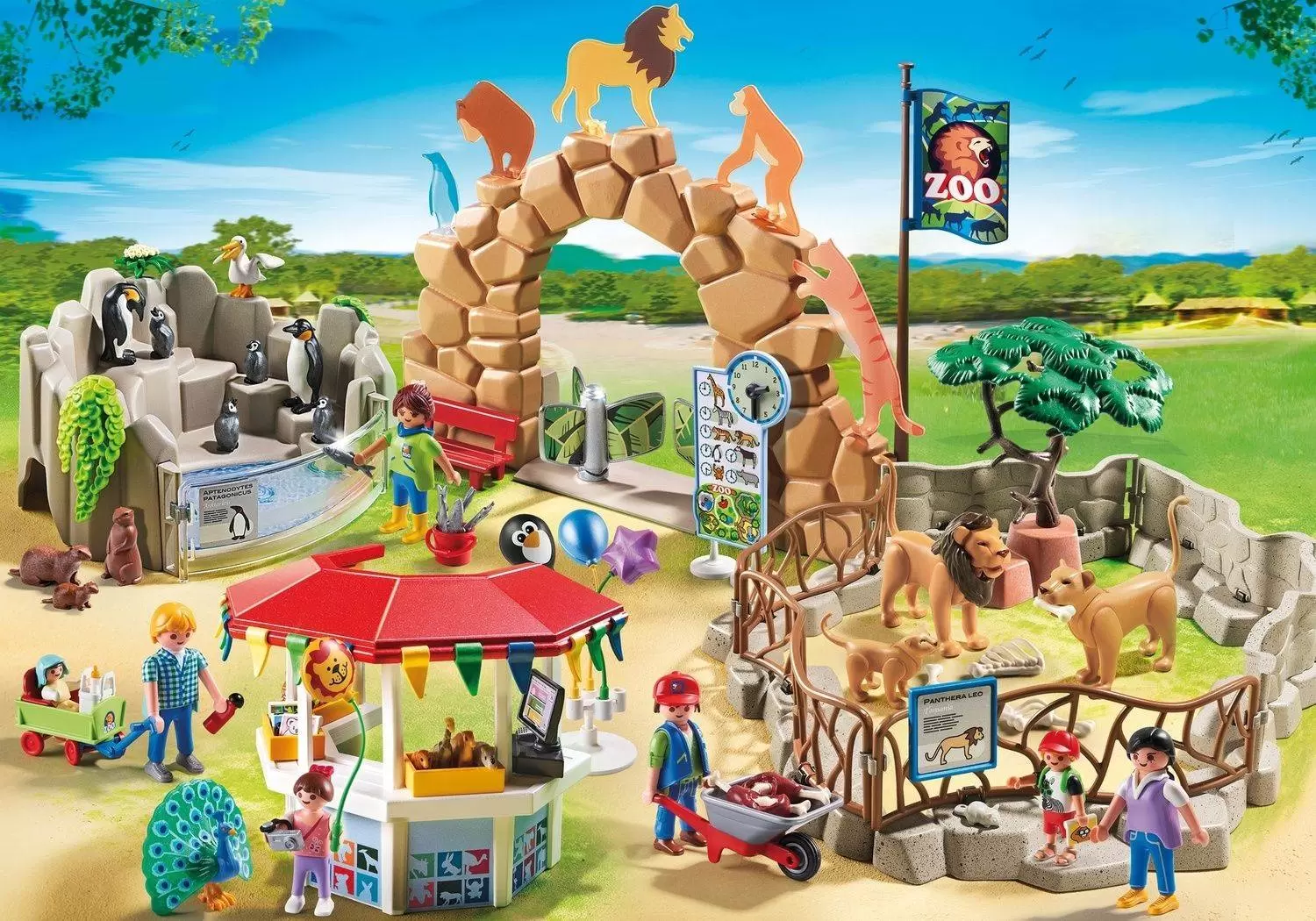 Playmobil - Parc animalier avec visiteurs