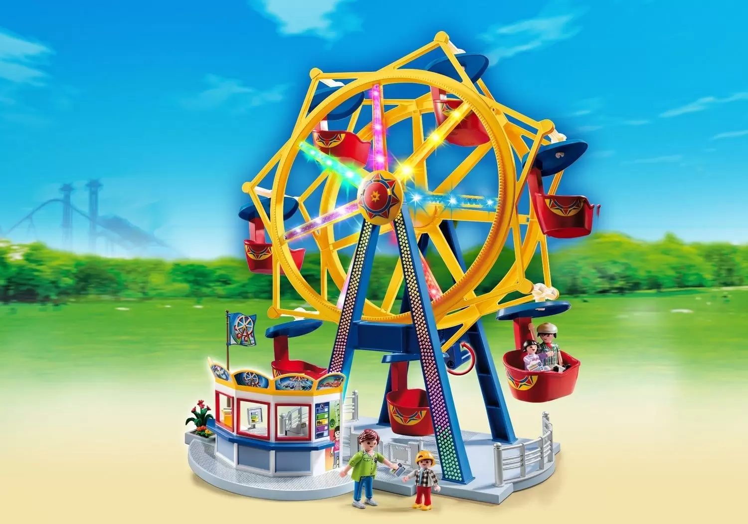 Playmobil en vacances - Grande roue avec illuminations