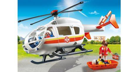 playmobil medical helicopter