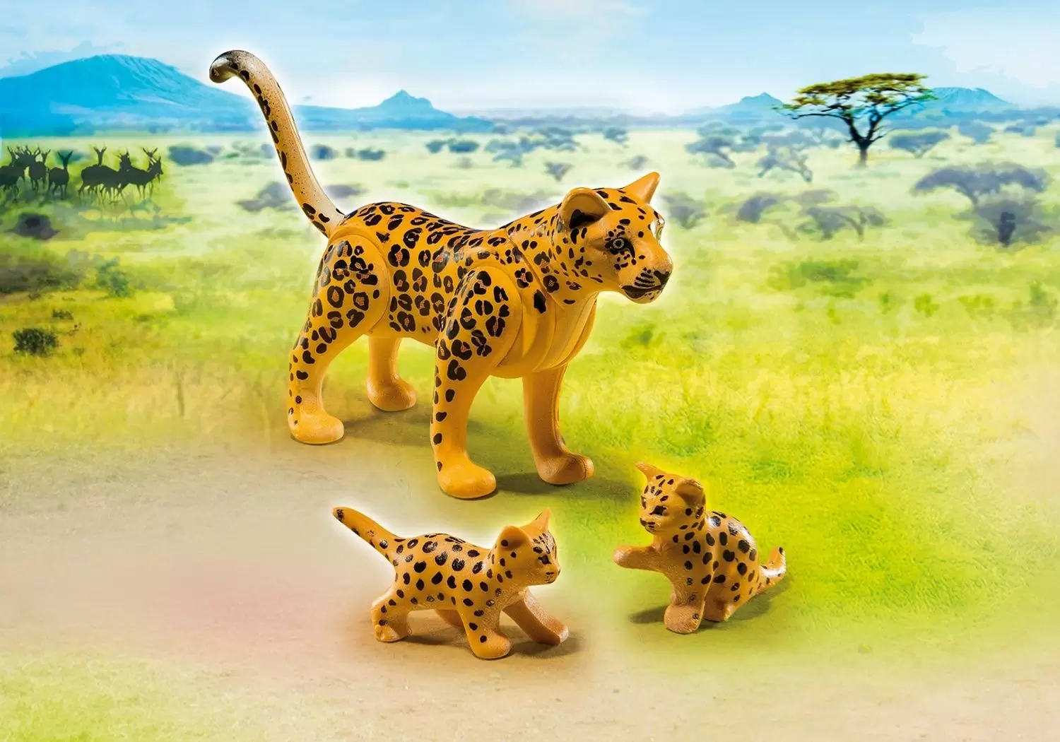 Playmobil Animaux - Léopard avec bébés