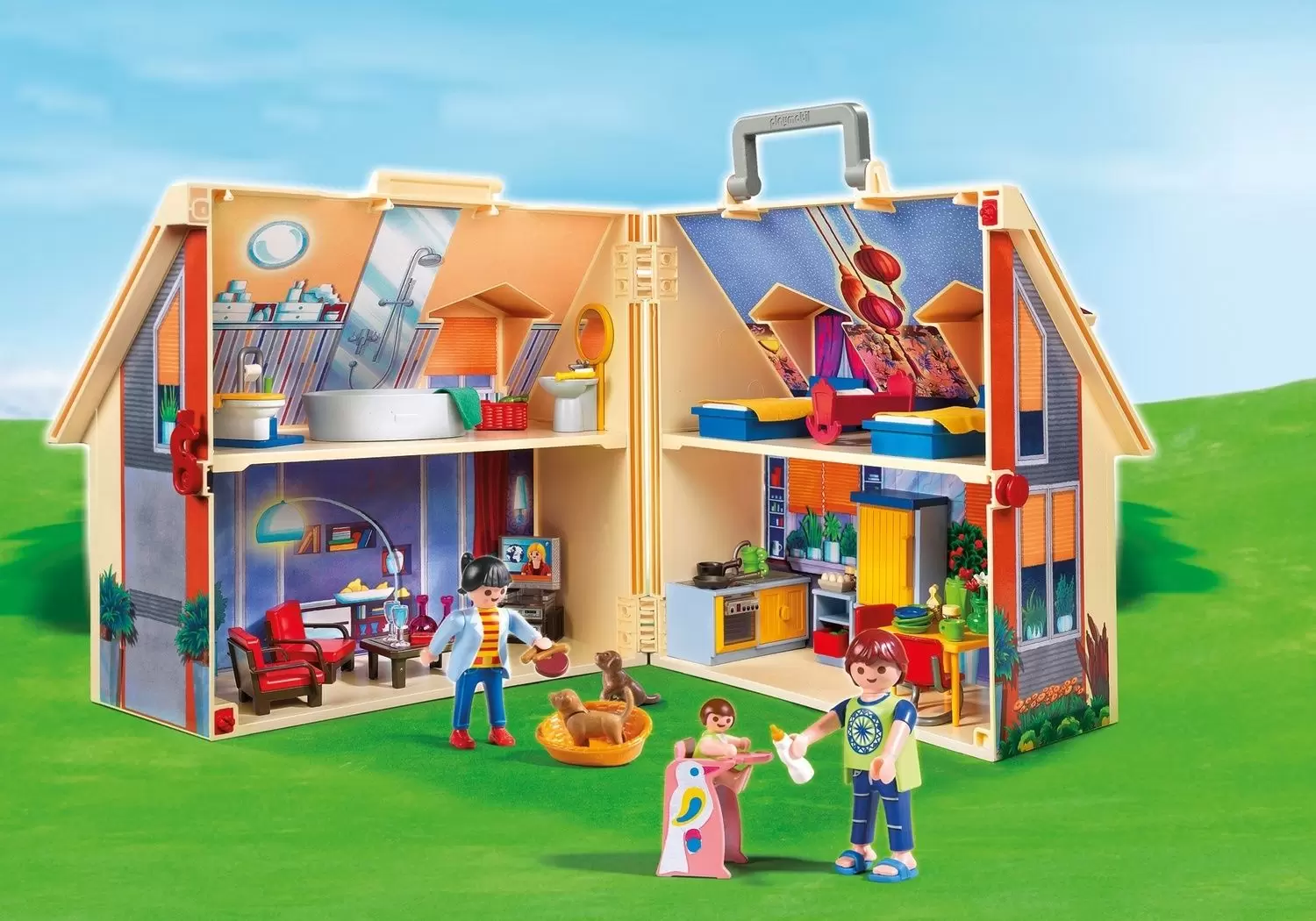 Playmobil Houses and Furniture - Take Along Modern Doll House