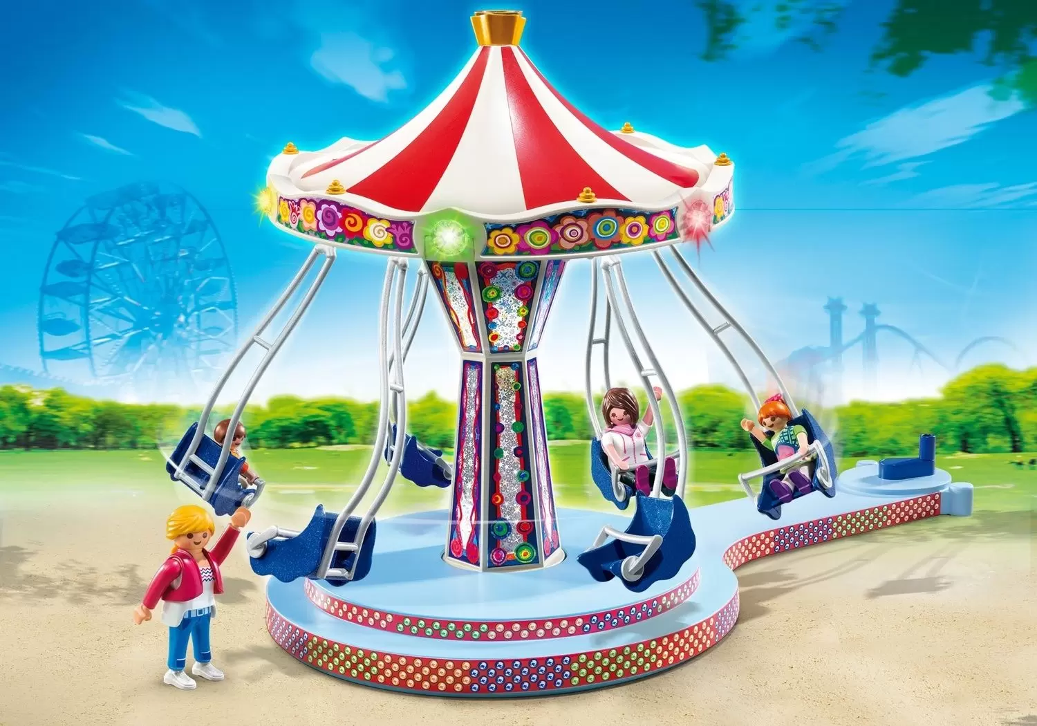 Playmobil en vacances - Manège de chaises volantes