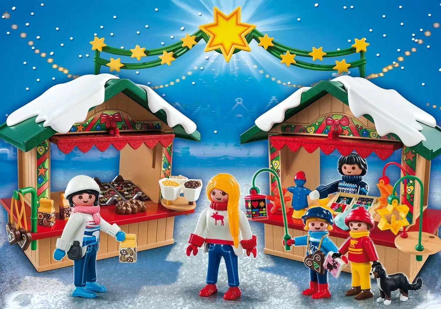 Playmobil de Noël - Marché de Noël