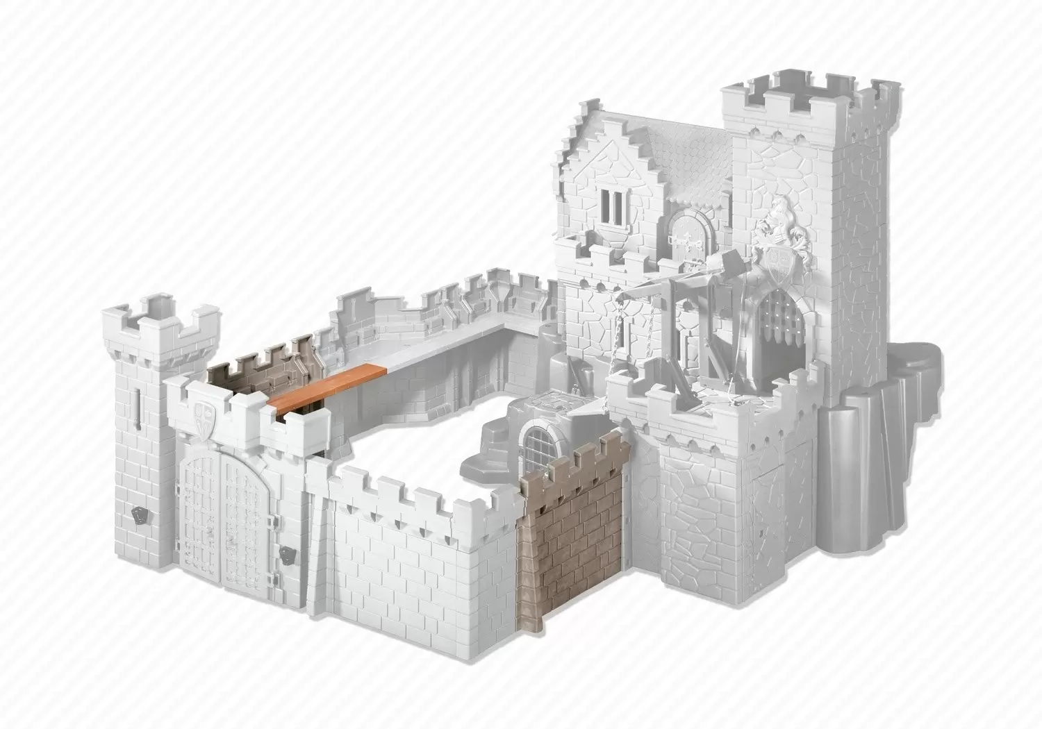 Accessoires & décorations Playmobil - Murs d\'extension pour le Château (réf. 6000) et la Citadelle (réf. 6001)