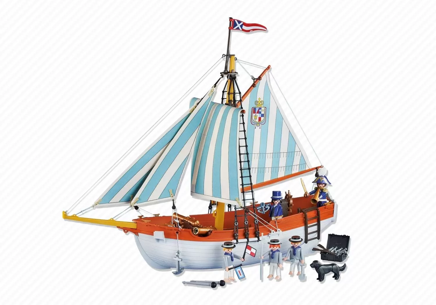 Playmobil Pirates - Navire avec marins