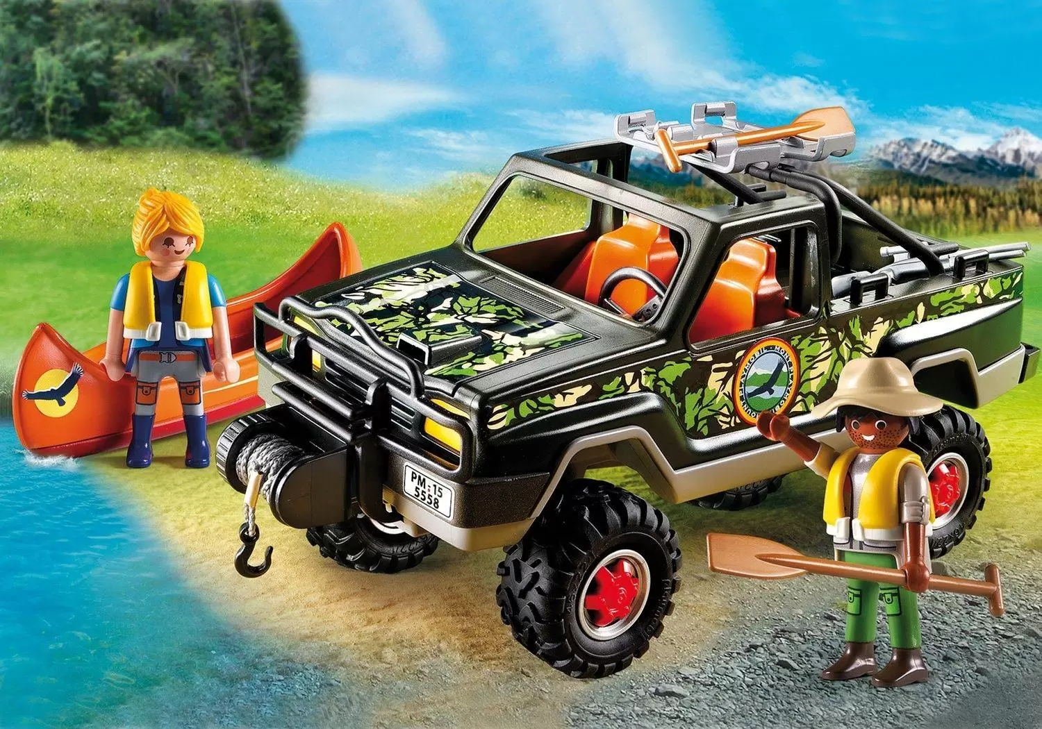 Playmobil Aventuriers - Pick-up des aventuriers