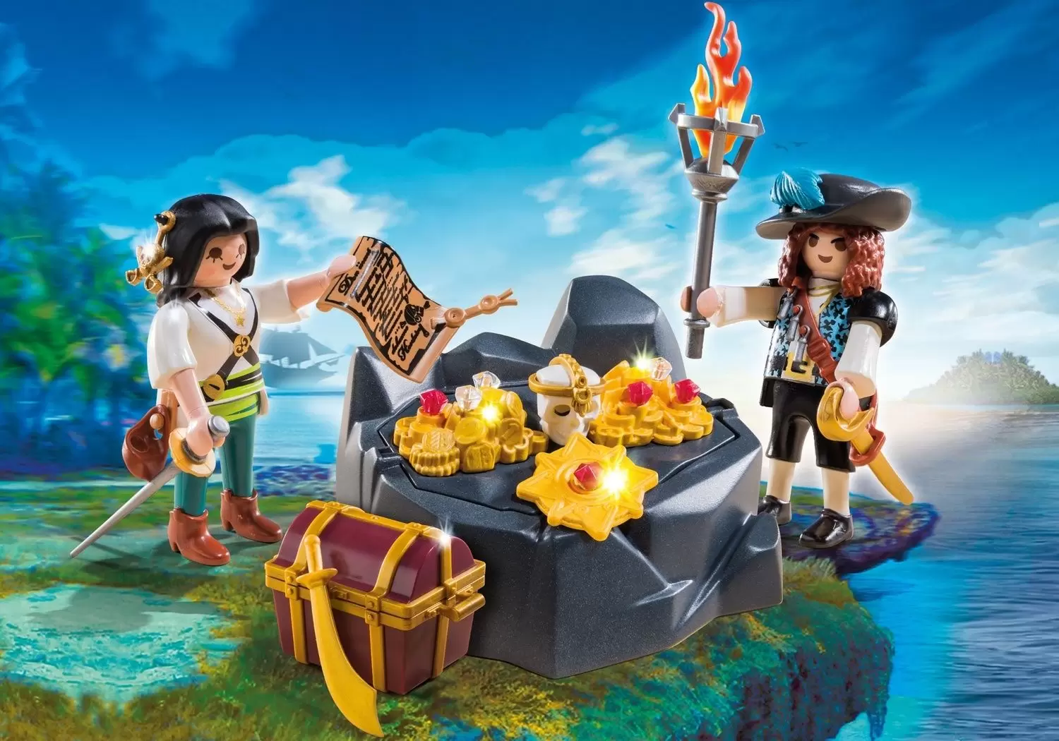 Playmobil Pirates - Pirates et trésor royal