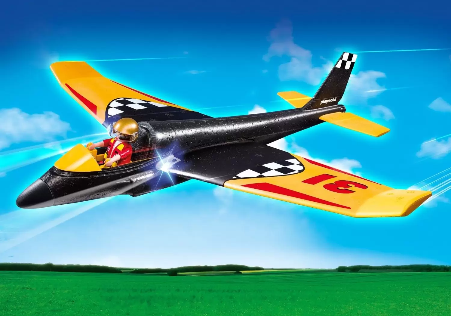 Playmobil Aéroport & Avions - Planeur de course
