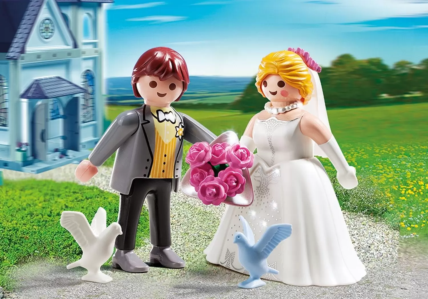 Playmobil Wedding Wedding Party Bride Groom Bridal Pair 