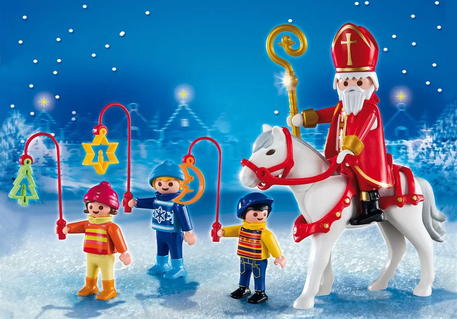 Playmobil de Noël - Saint Nicolas avec enfants