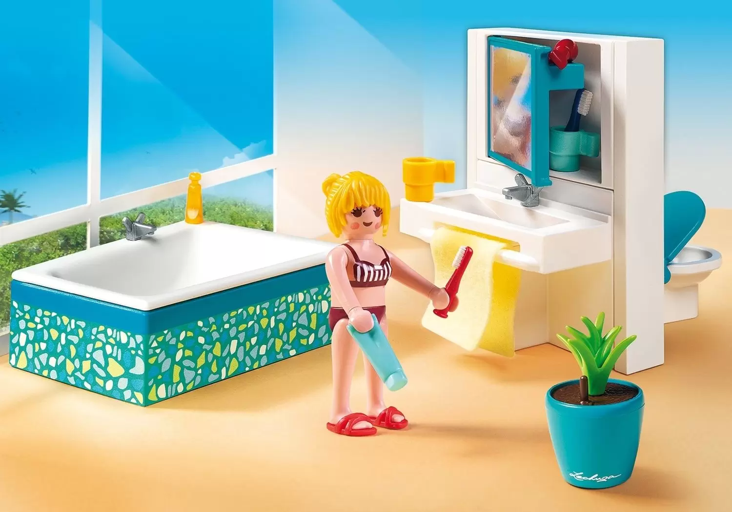 Playmobil Maisons et Intérieurs - Salle de bains avec baignoire
