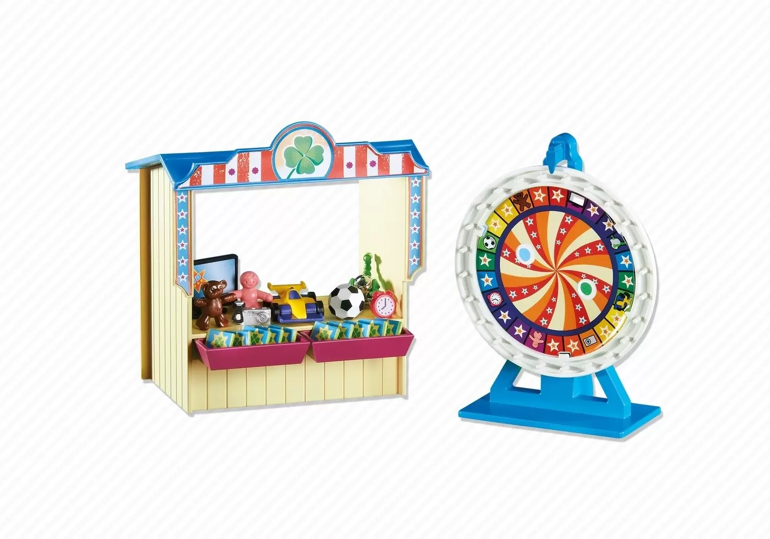 Accessoires & décorations Playmobil - Stand avec roue des cadeaux