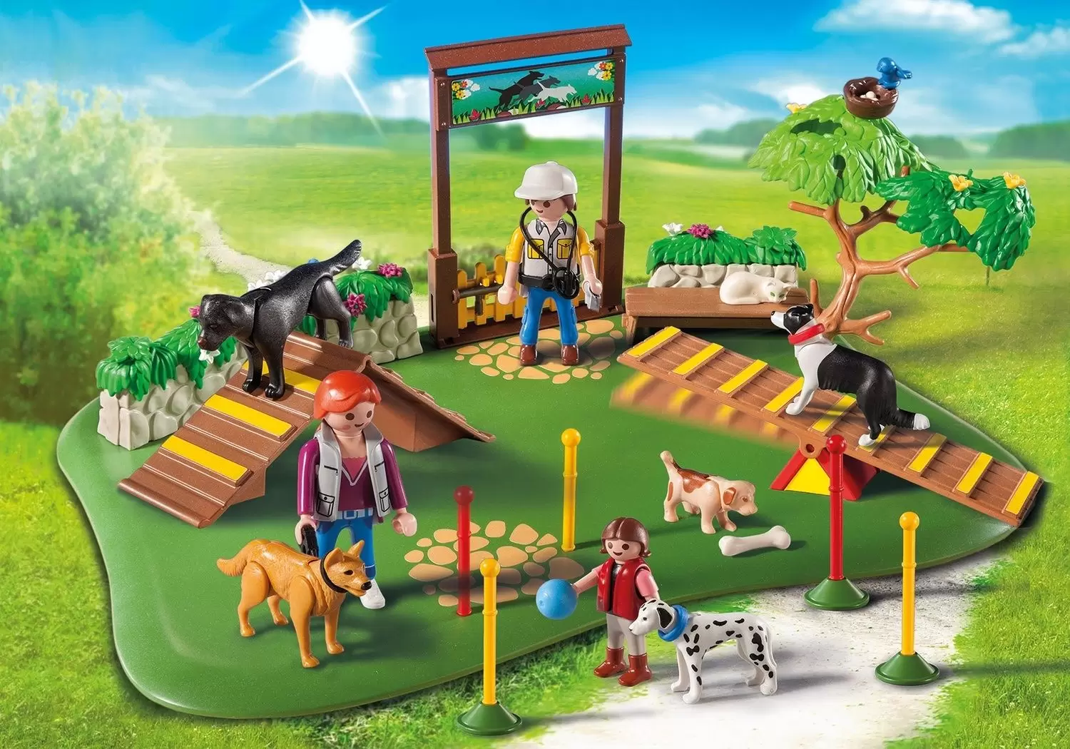 Playmobil dans la ville - SuperSet Centre de dressage pour chiens