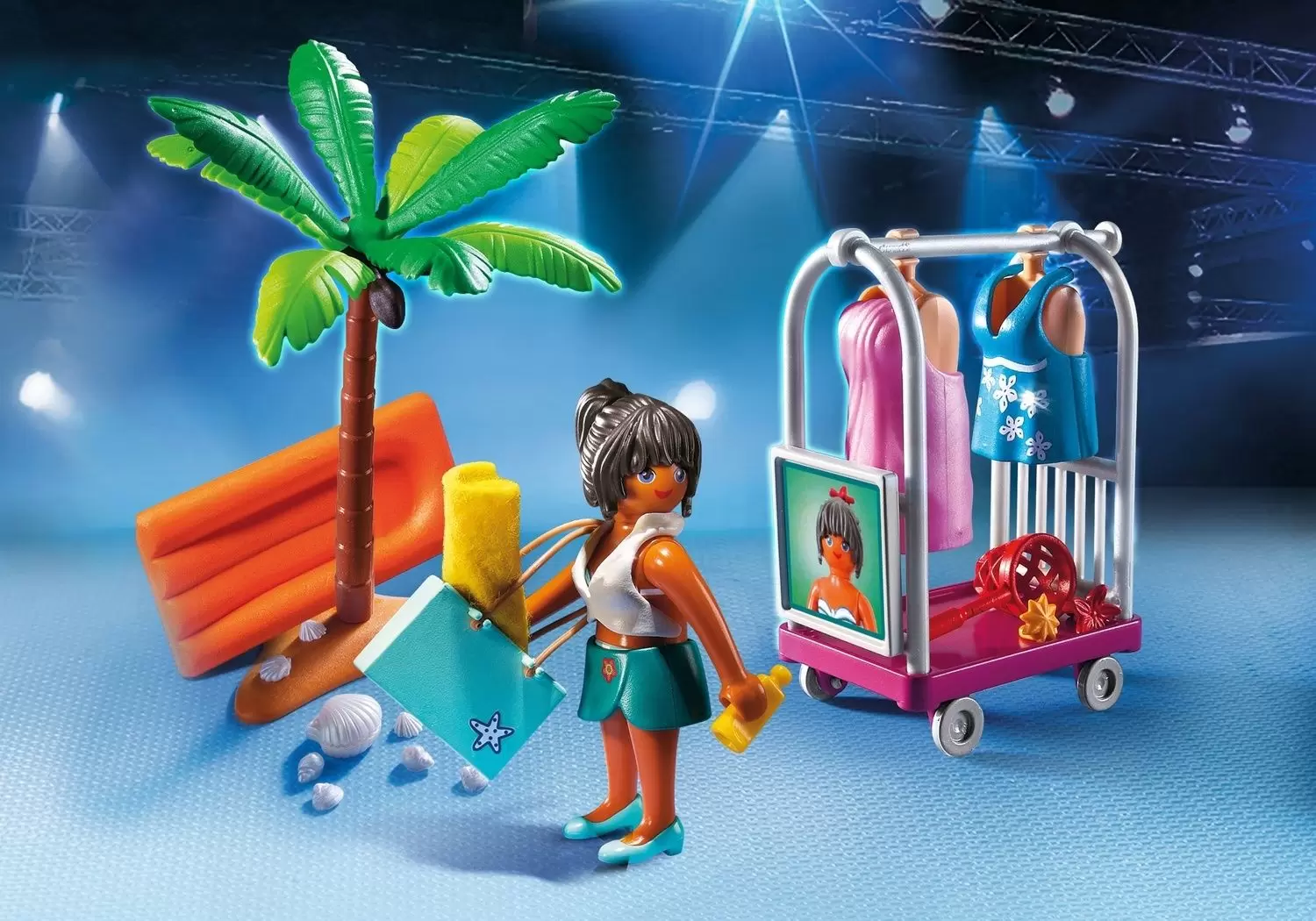 Playmobil dans la ville - Top modèle avec tenues de plage
