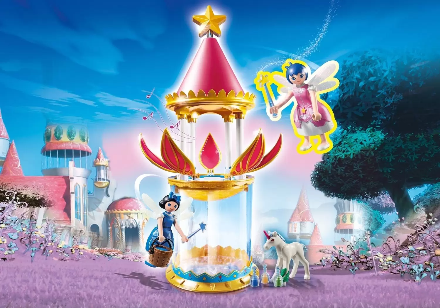 Playmobil Super 4 - Musical Flower Tower with Twinkle