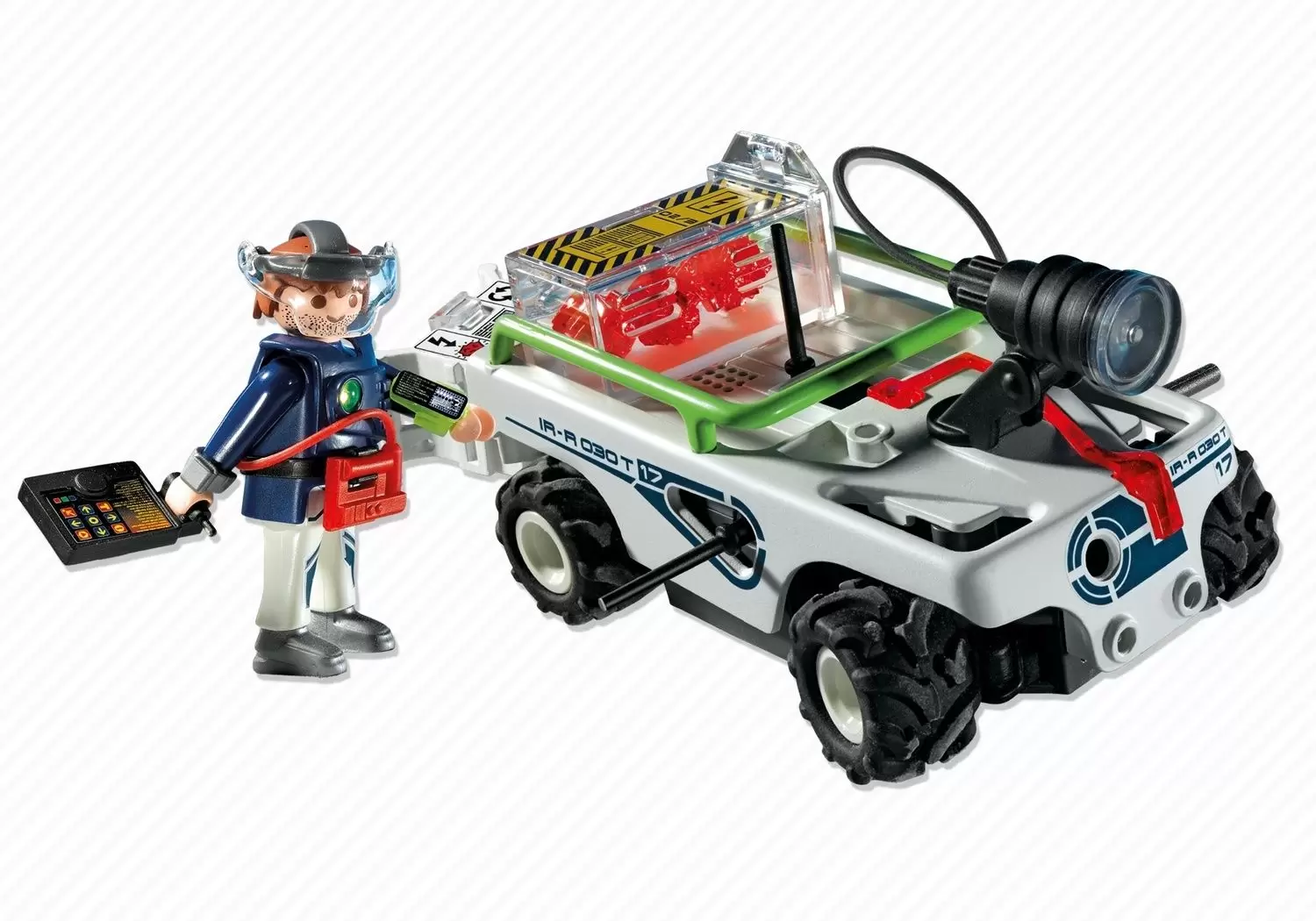 Playmobil Espace - Véhicule E-Rangers commandé par infrarouge avec rayon lumineux