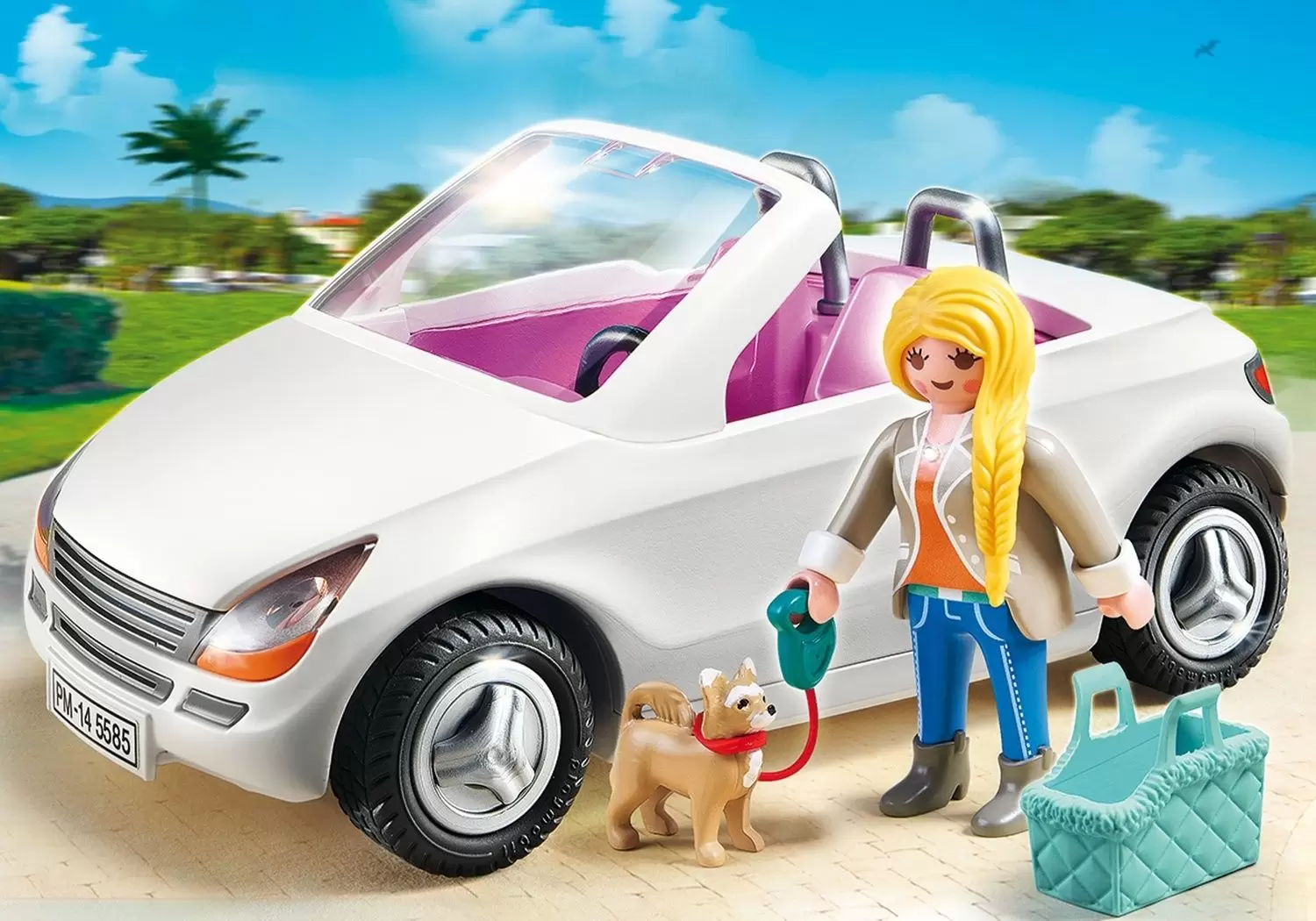 Playmobil dans la ville - Voiture cabriolet