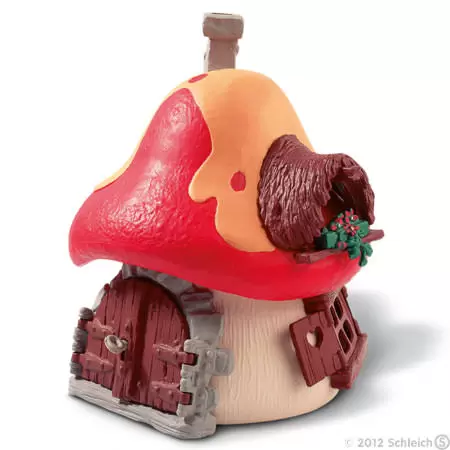 Smurf houses and buildings - New Large Red House