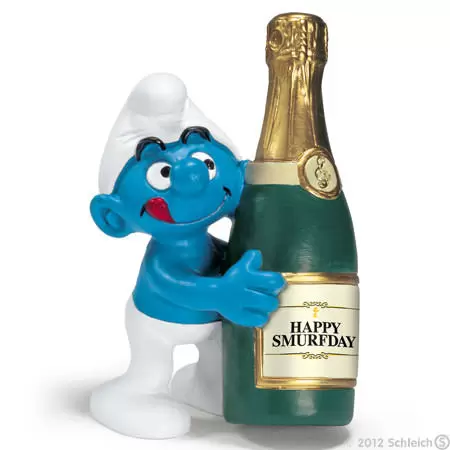 Smurfs figures Schleich - Bottle Smurf