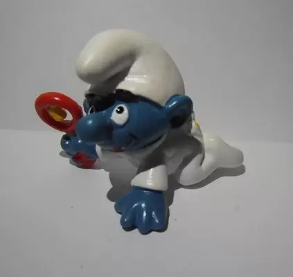 Smurfs figures Schleich - Baby and Rattle
