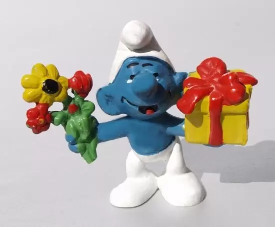 Smurfs figures Schleich - Gift and Flower