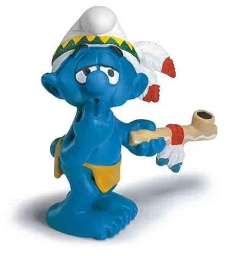Smurfs figures Schleich - Peace Pipe