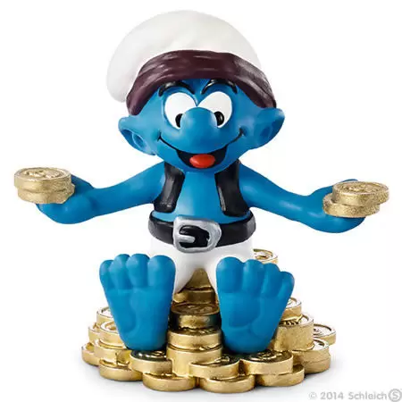 Smurfs figures Schleich - Treasure Hunter Smurf