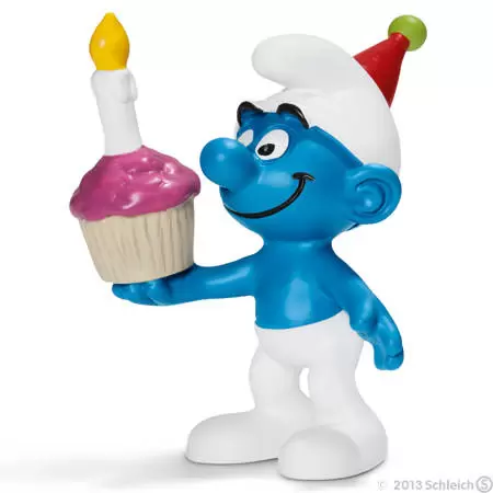 Smurfs figures Schleich - Birthday Smurf