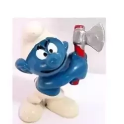 Schtroumpf hache